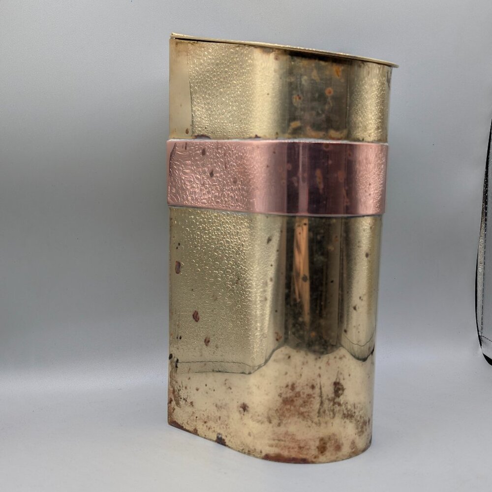 VINTAGE BRASS AND COPPER BOX, MADE IN SPAIN